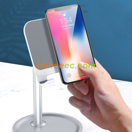 禮品訂造金屬桌面手機支架懶人iPad平板電腦支撐座床頭萬能通用直播托架紀念品