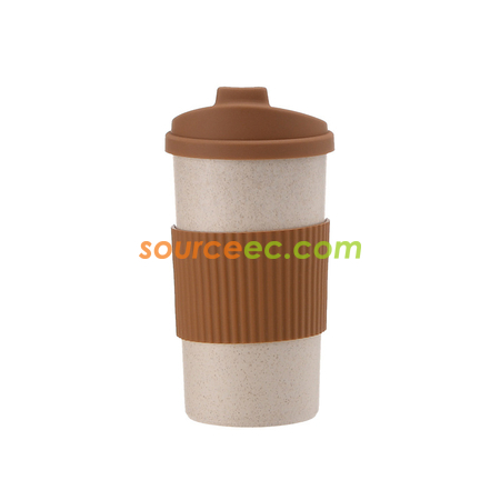 禮品訂造350ML 小麥秸稈纖維隨手杯紀念品