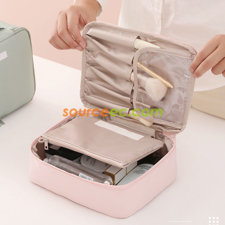 禮品訂造化妝包女士便攜旅行洗漱品化妝品收納袋紀念品