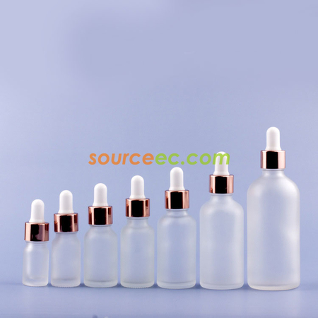 禮品訂造木紋蓋滴管瓶精油瓶透明磨砂精華液瓶仿竹蓋玻璃瓶紀念品