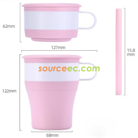 禮品訂造可折疊矽膠杯紀念品