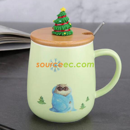 禮品訂造聖誕陶瓷杯紀念品