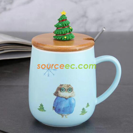 禮品訂造聖誕陶瓷杯紀念品