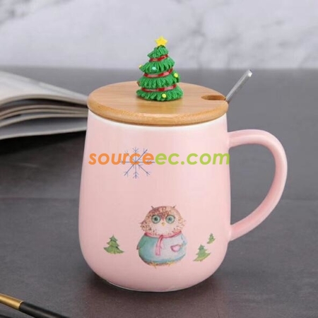 禮品訂造聖誕陶瓷杯紀念品