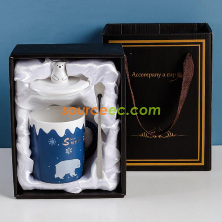 禮品訂造聖誕陶瓷杯紀念品