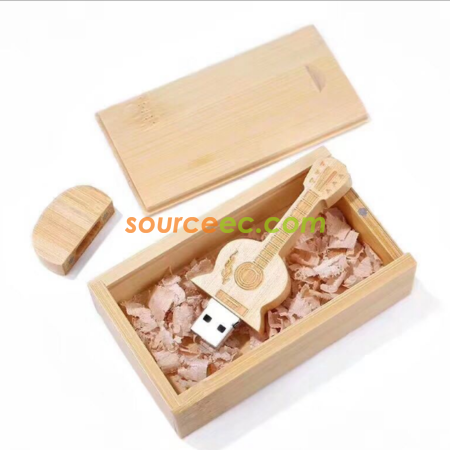 禮品訂造木吉他USB手指紀念品