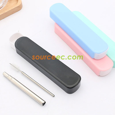 禮品訂造可伸縮不銹鋼吸管紀念品