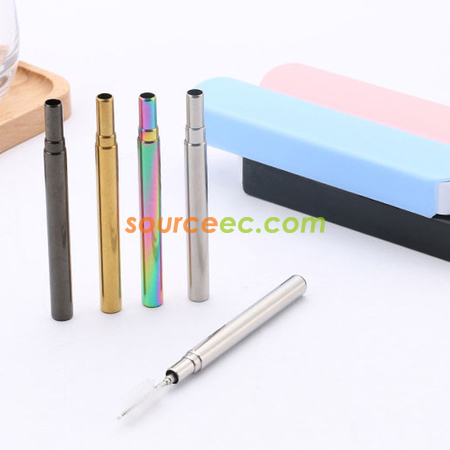 禮品訂造可伸縮不銹鋼吸管紀念品