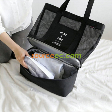 禮品訂造乾濕分離沙灘袋紀念品