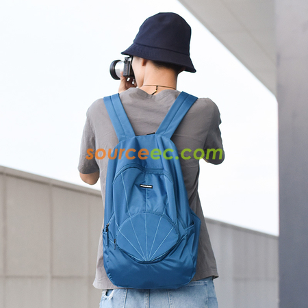 禮品訂造折疊雙肩包紀念品