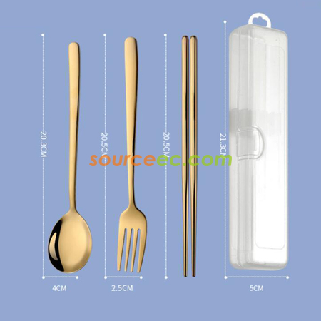 禮品訂造不銹鋼餐具套裝紀念品