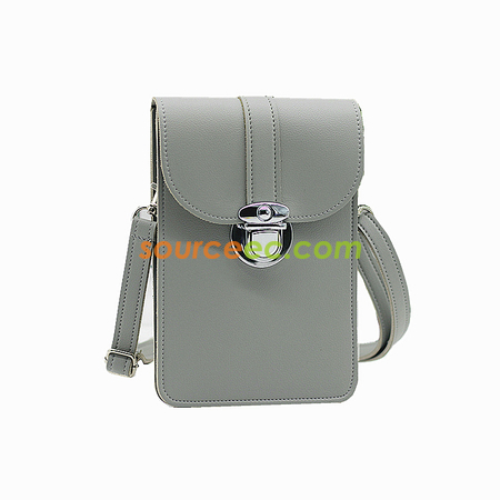 禮品訂造PU皮觸屏斜挎手機包紀念品