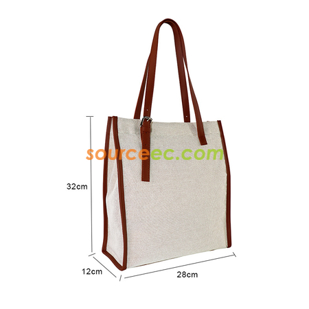 禮品訂造單肩PU帆布袋紀念品