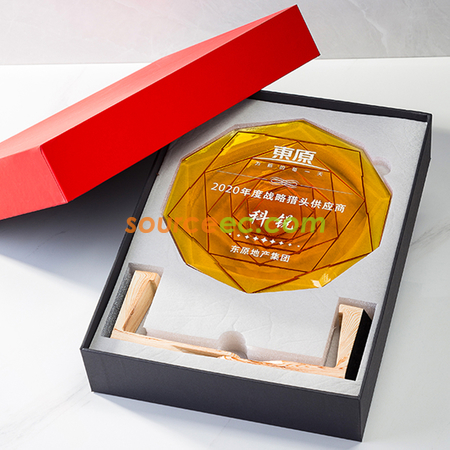 禮品訂造琉璃水晶座紀念品