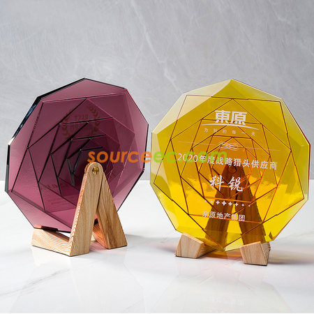 禮品訂造琉璃水晶座紀念品