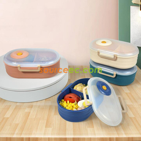 禮品訂造Solid Color 1000ml Large Capacity Lunch box紀念品
