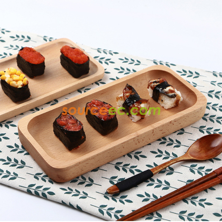禮品訂造長方型實木托盤紀念品