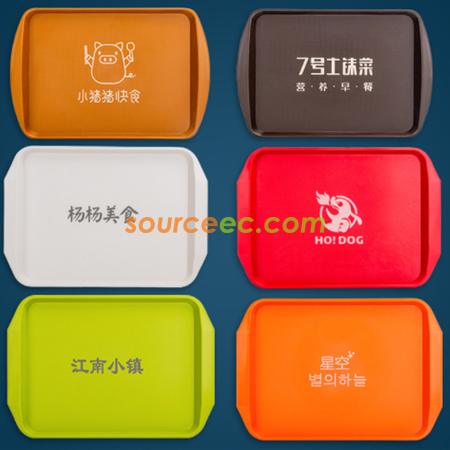 禮品訂造簡約長方型托盤紀念品