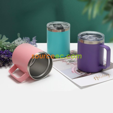 禮品訂造不鏽鋼帶手柄保溫杯紀念品