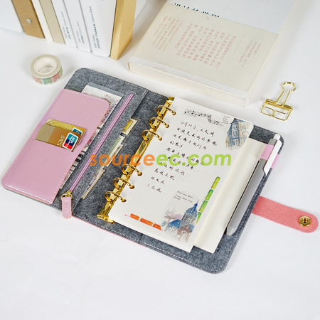 禮品訂造毛氈筆記本紀念品