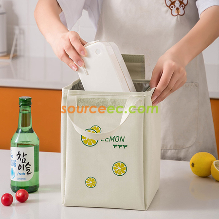 禮品訂造牛津布保溫袋帶飯餐包保溫包防水便當包外賣冰包日式鎖鮮參保保溫冰袋紀念品