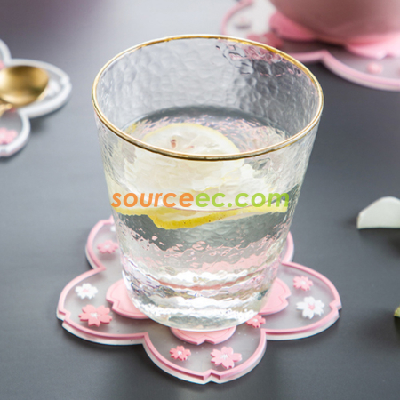禮品訂造櫻花PVC隔熱墊紀念品