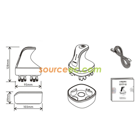 禮品訂造磁吸充電按摩器紀念品