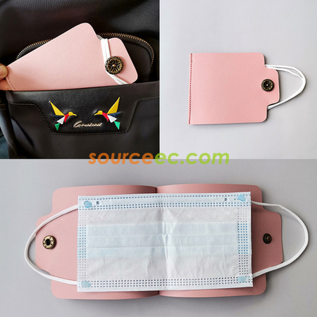 禮品訂造PU口罩夾紀念品