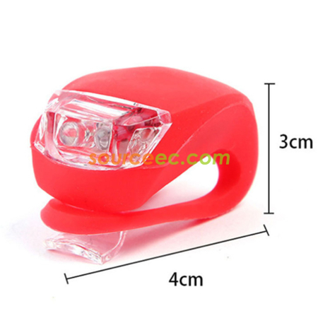 禮品訂造矽膠自行車燈紀念品