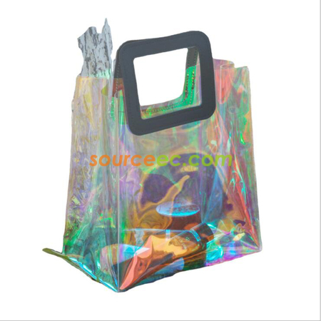 禮品訂造鐳射炫彩手提袋紀念品