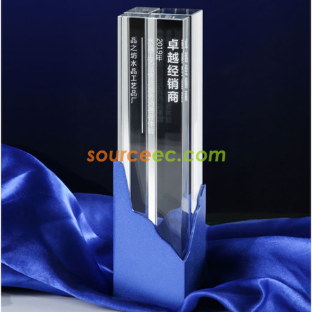 禮品訂造水晶獎座紀念品
