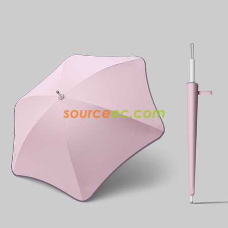 禮品訂造圓角反光直柄傘紀念品