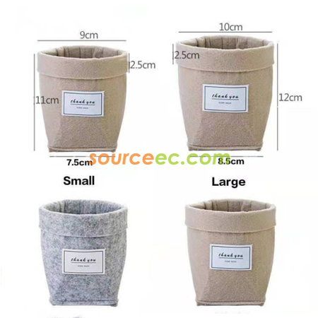 禮品訂造毛氈花盆紀念品