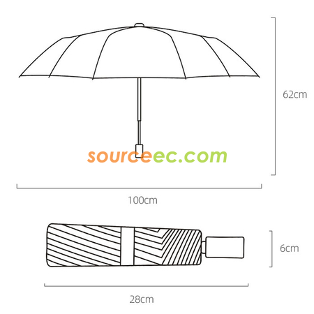 禮品訂造折疊雨傘紀念品