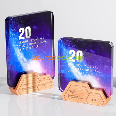 禮品訂造水晶獎座紀念品