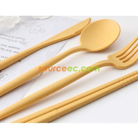 禮品訂造麥稈餐具套裝紀念品