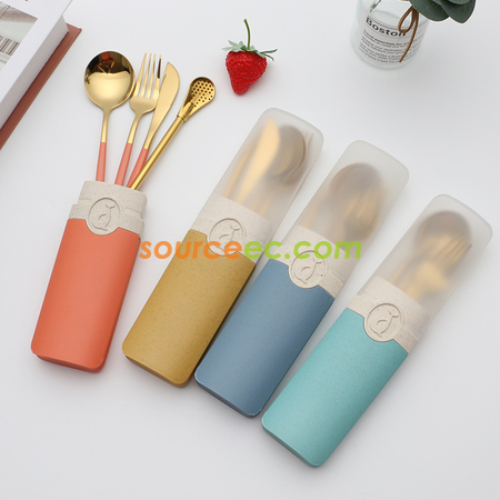 禮品訂造不銹鋼餐具套裝紀念品