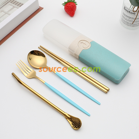 禮品訂造不銹鋼餐具套裝紀念品