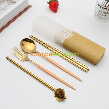 禮品訂造不銹鋼餐具套裝紀念品