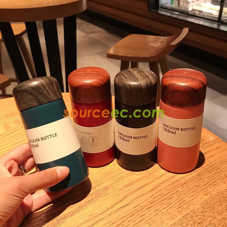 禮品訂造木紋304不鏽鋼保溫杯紀念品