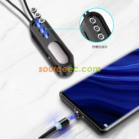 禮品訂造磁吸三合一充電線紀念品