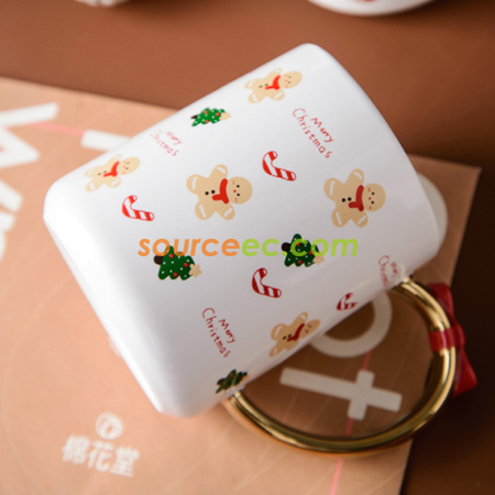 禮品訂造聖誕陶瓷杯紀念品