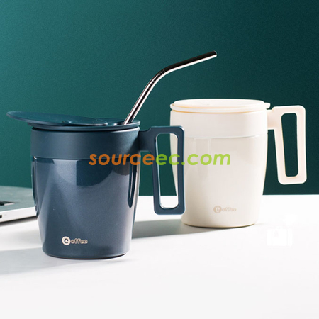 禮品訂造帶蓋保溫咖啡杯紀念品