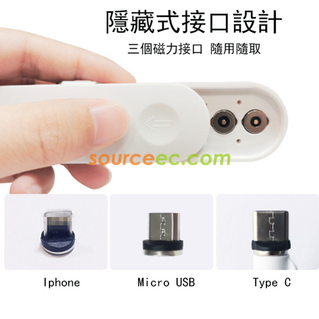 禮品訂造三合一磁吸充電線紀念品