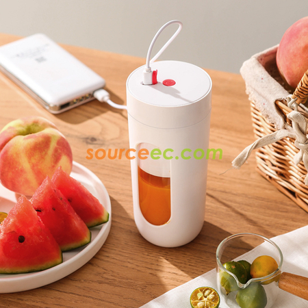 禮品訂造300ML 便攜USB充電榨汁杯紀念品