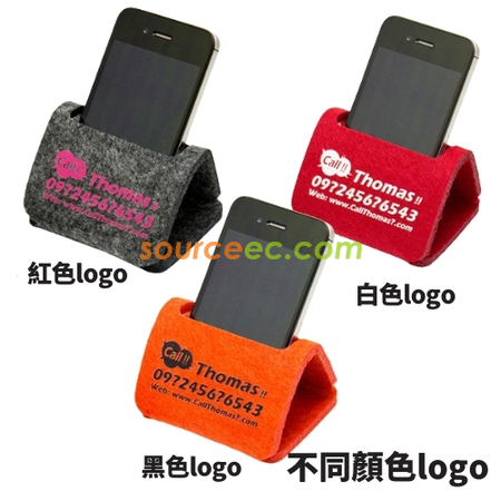 禮品訂造毛氈手機架紀念品