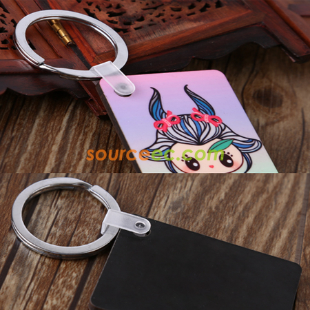 禮品訂造可彩印木質匙扣紀念品