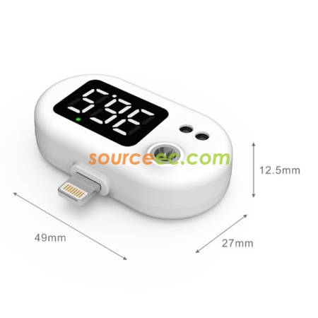 禮品訂造智能紅外線手機測溫儀紀念品