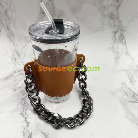 禮品訂造PU皮手提杯套紀念品