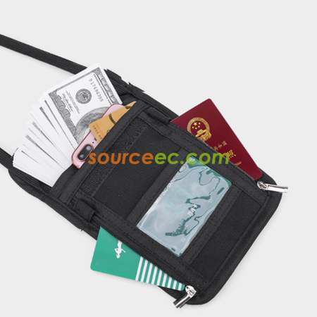 禮品訂造RFID 便攜斜跨收納袋紀念品